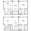 Dual Level 2x2 1204 SF